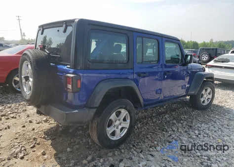 2018 Jeep Wrangler Unlimited Sport из США, поврежденный, VIN 1C4HJXDN3JW197131